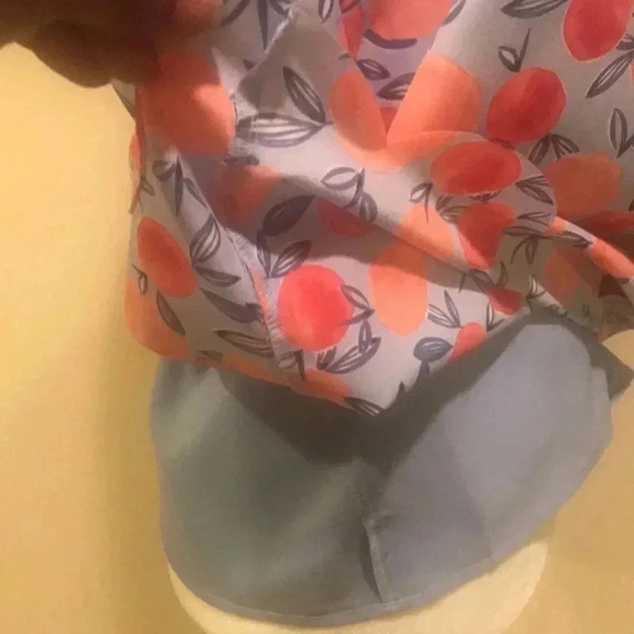 Maison Jules Scalloped Hem Halter Top-Size M - Picture 5 of 5